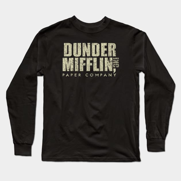 Dunder Mifflin Paper Company 1949 Long Sleeve T-Shirt by JCD666